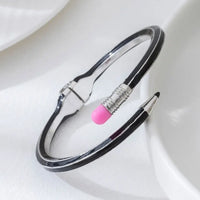 Luxury Cross Enamel Cuff Bracelet – Shiny Open Bangle for Women ✨