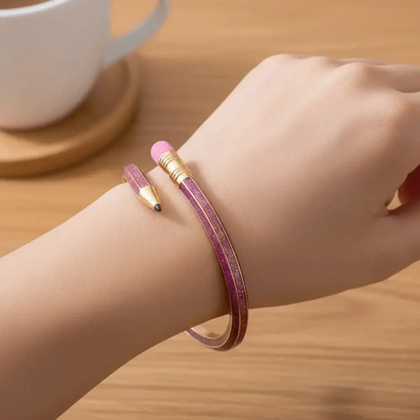 Luxury Cross Enamel Cuff Bracelet – Shiny Open Bangle for Women ✨