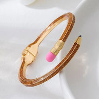 Luxury Cross Enamel Cuff Bracelet – Shiny Open Bangle for Women ✨