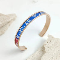 GMT style gold-plated bracelet ⏱️