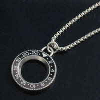 GMT Watches Speedometer Bezel Steel Necklace  ⏱️