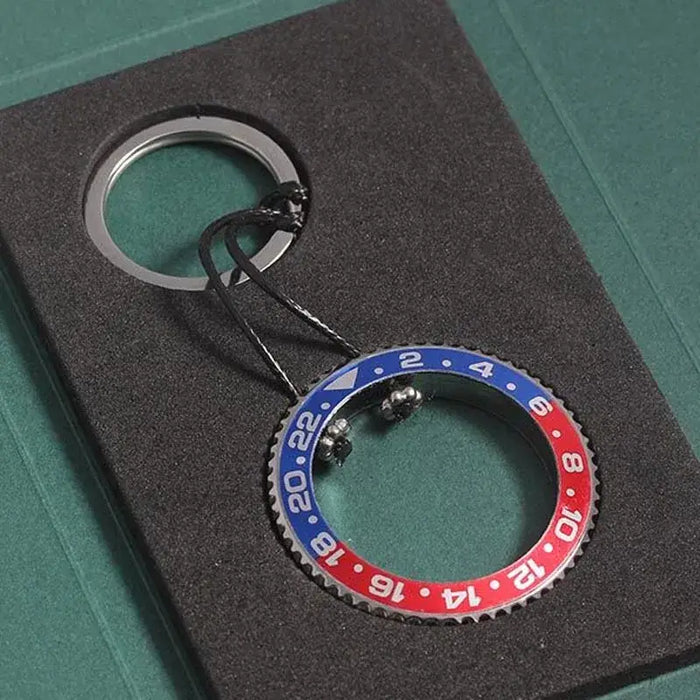 GMT Watches Speedometer Speed Dial Bezel Car Keychain ⏱️