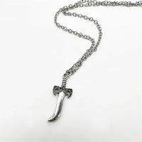 Gothic Knife Dagger Pendant Chokers Necklace Jewelry 🔪