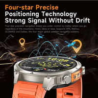 GPS Smartwatch for Men 1.7 HD Screen Military Smart Watch Flashlight IP68 Waterproof ⌚️
