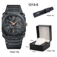 High end luxury trend ultra-thin plastic large dial quartz watch men's ⌚️