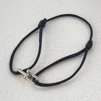 Horseshoe U Lock Adjustable Rope Braided Bracelet ✨