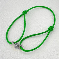 Horseshoe U Lock Adjustable Rope Braided Bracelet ✨