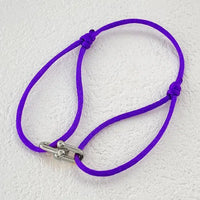 Horseshoe U Lock Adjustable Rope Braided Bracelet ✨