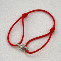 Horseshoe U Lock Adjustable Rope Braided Bracelet ✨