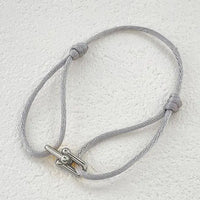 Horseshoe U Lock Adjustable Rope Braided Bracelet ✨