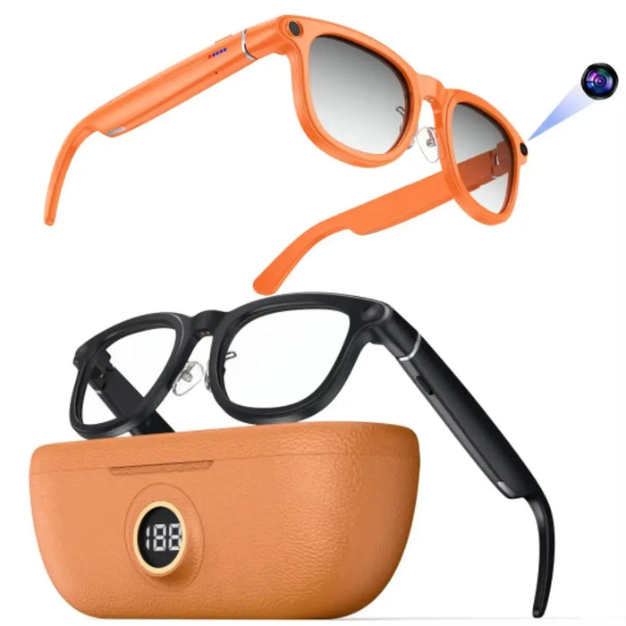 Intelligent Ultra AI Glasses – HD Video Recording & Hands-Free Calling 👓