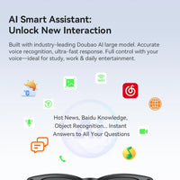 Intelligent Ultra AI Glasses – HD Video Recording & Hands-Free Calling 👓
