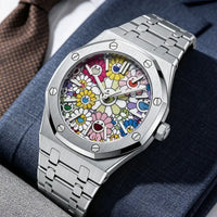 Luxurious Octagonal Dial with Steel Band Waterproof Luminous Men's Wristwatch ⌚️