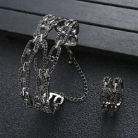 Luxury 2PCS  Jewelry For Women Wedding Engagement 💎