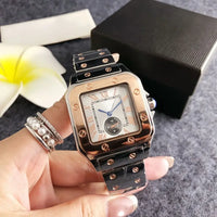 Luxury 38mm Square Roman Dial Watch for Women – Elegant Quartz Watch ⌚️