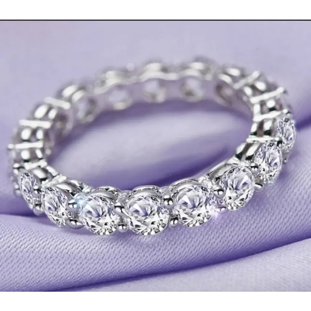 Luxury 925 Sterling SILVER Oval Square Simulated Diamond Rings 💍