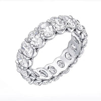 Luxury 925 Sterling SILVER Oval Square Simulated Diamond Rings 💍