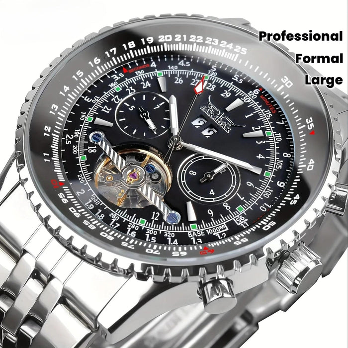 Luxury Automatic Mechanical Movement Large Dial with Date/Day Wristwatch ⏱️