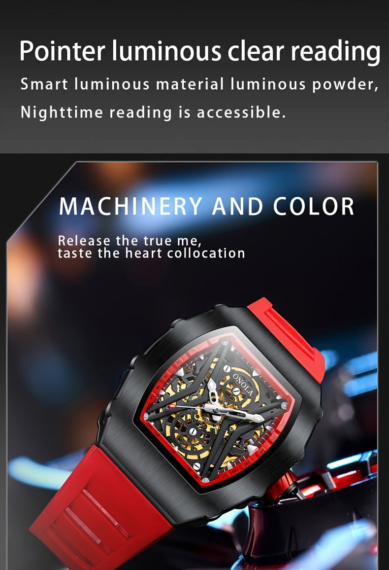 Luxury Automatic Mechanical Silicone band Watches ⏱️ - accessories