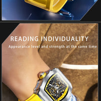 Luxury Automatic Mechanical Silicone band Watches  ⏱️