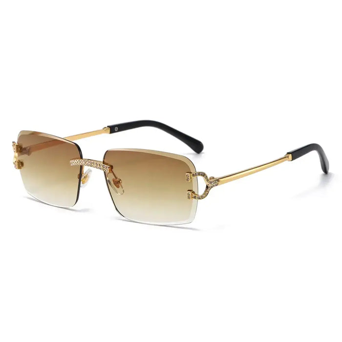 Luxury Brand Designer Diamond Cut Unisex Sunglasses  🕶️