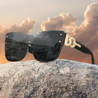 Luxury Brand Designer Sunglasses Women Rimless Cat Eye Sunglasses  ✨