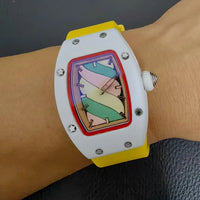 Luxury Candy Watch For Women Elegant Tonneau Original Design Watch 🍭