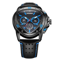 Luxury Chronograph Triangle Watch Men Top Watches Waterproof ⌚️