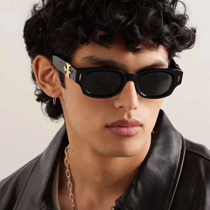Luxury Designer Style Vintage Square Sunglasses Women For Men 🕶️
