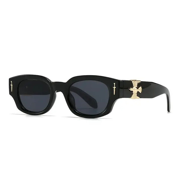 Luxury Designer Style Vintage Square Sunglasses Women For Men 🕶️