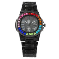 Luxury Diamond Watch for Men Women Calendar Square Quartz Wrist Watches 💎