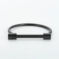 Luxury Fashion Screw Horseshoe Stainless Steel Man Bangles Jewelry 💎