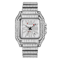 Luxury Full Diamond Hip Hop Calendar Quartz Watch ⌚️