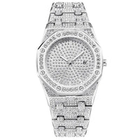 Luxury Hip Hop Iced Out Diamond Quartz Wrist Watch 💎