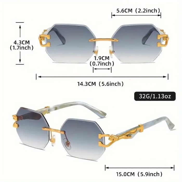 Luxury Leopard Print Sport Lightweight & Durable Composite Frame Sunglasses 🕶️