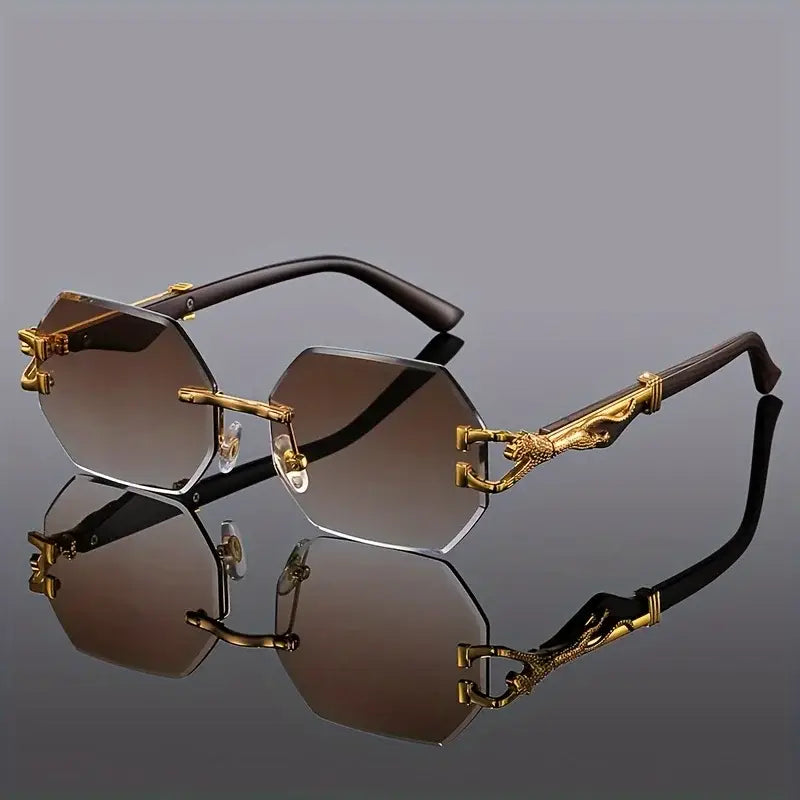 Luxury Leopard Print Sport Lightweight & Durable Composite Frame Sunglasses 🕶️