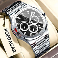 Luxury Men Watch Stainless Steel Quartz Men's Watches⌚️