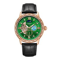Luxury Men's Business Automatic Mechanical Skeleton Design Watch ⌚️