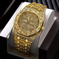Luxury Men's Quartz Watch Retro Business Men Watches Large Dial ✨