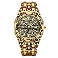 Luxury Men's Quartz Watch Retro Business Men Watches Large Dial ✨