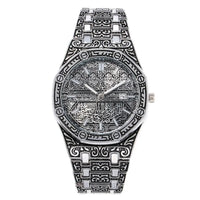 Luxury Men's Quartz Watch Retro Business Men Watches Large Dial ✨