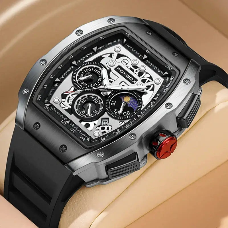 Luxury Mens Watches Business Waterproof Sports Quartz Chronograph Watch⌚️