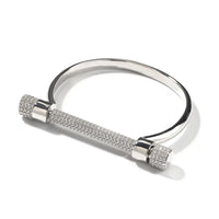 Luxury Micro Pavé Cubic Zirconia Slim Cuff Bangle Bracelet 💎