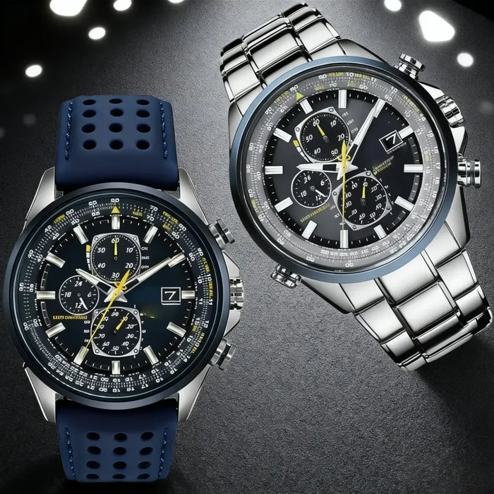 Luxury  Multi-Function Chrono Stainless Steel Watch ⌚️