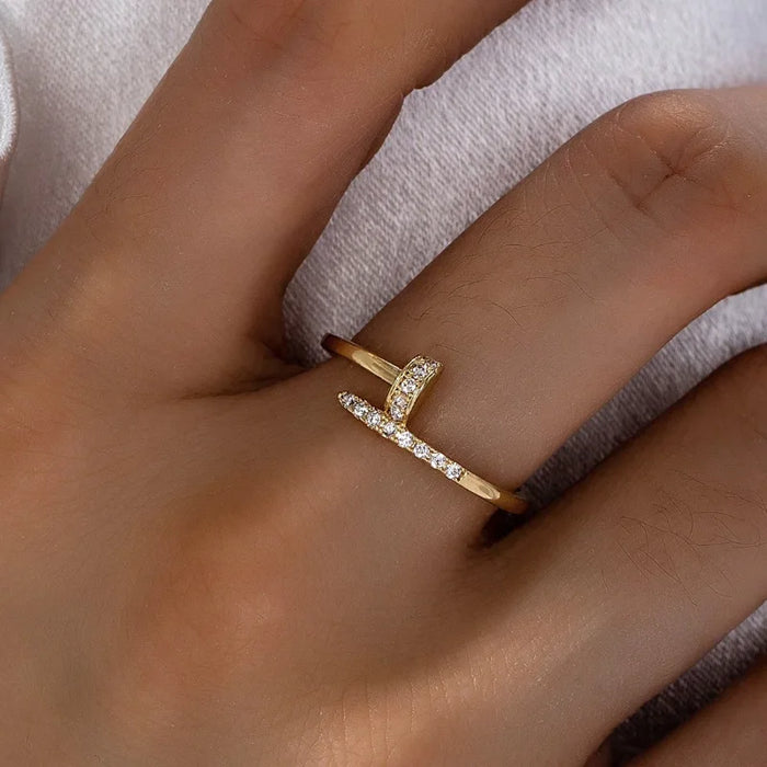 Luxury nail  niche high-end ring  💍