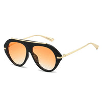 Luxury Oversized Pilot Sunglasses Unisex  Gold Frame Vintage Shades 🕶️