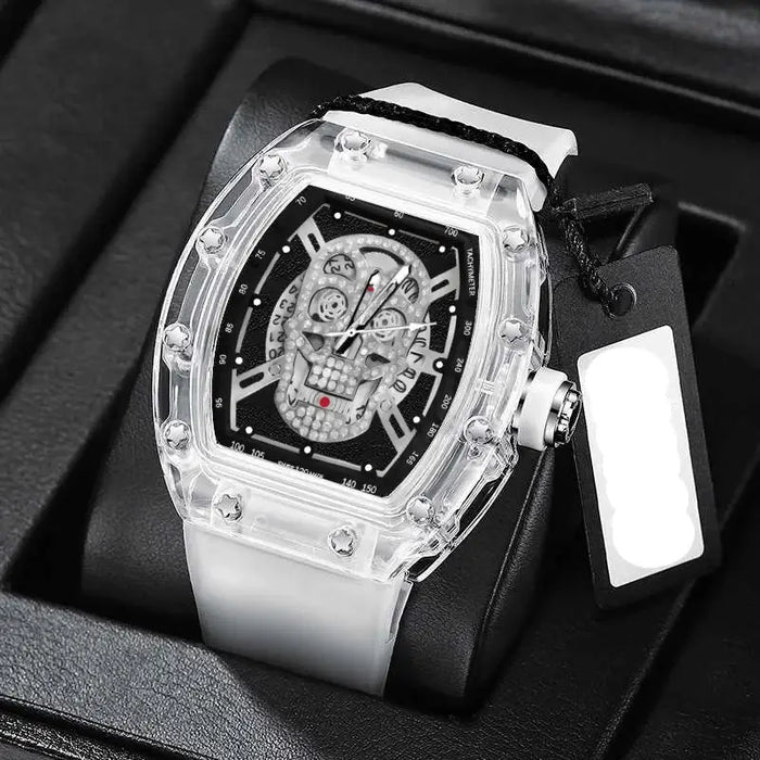 Luxury Quartz Men’s Wristwatch Male Watch Mechanical Trend  Ghost Head Waterproof ⌚️