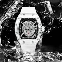 Luxury Quartz Men’s Wristwatch Male Watch Mechanical Trend  Ghost Head Waterproof ⌚️