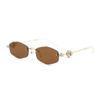 Luxury Rimless Diamond Anti Light  sunglasses 🕶️