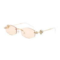 Luxury Rimless Diamond Anti Light  sunglasses 🕶️